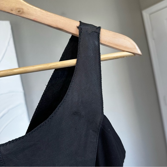 Illia Anthropologie Black Leather Dress - Picture 12 of 15